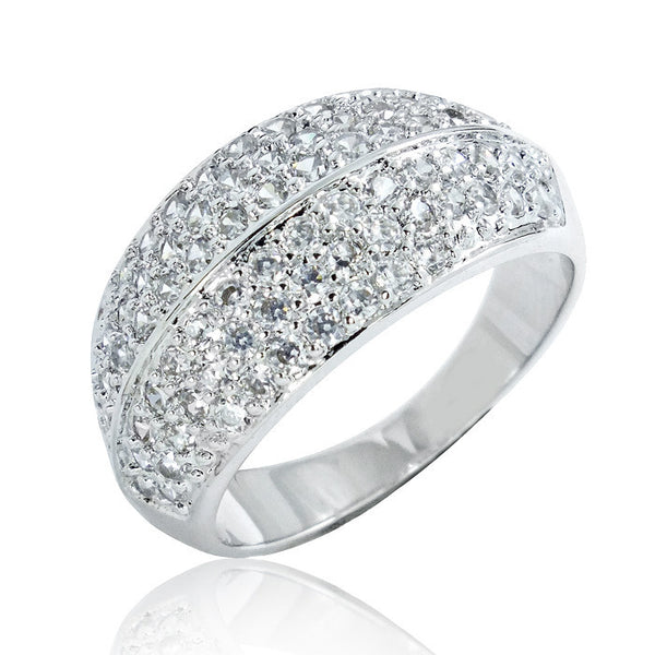 2.28 Carat Cubic Zirconia 925 Sterling Silver Ring - Jewelry - Prjewel.com - 1