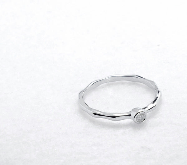 925 Sterling Silver 0.02 Carat Diamond Fashion Ring - Jewelry - Prjewel.com - 2