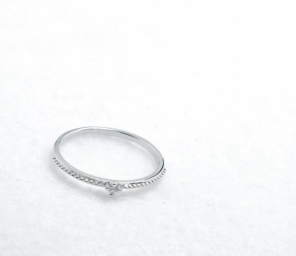 925 Sterling Silver 0.02 Carat Diamond Ring - Jewelry - Prjewel.com - 2